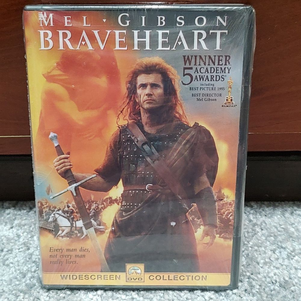 Braveheart DVD Movie Widescreen Bonus Special Features NEW Sealed 1995 Vintage